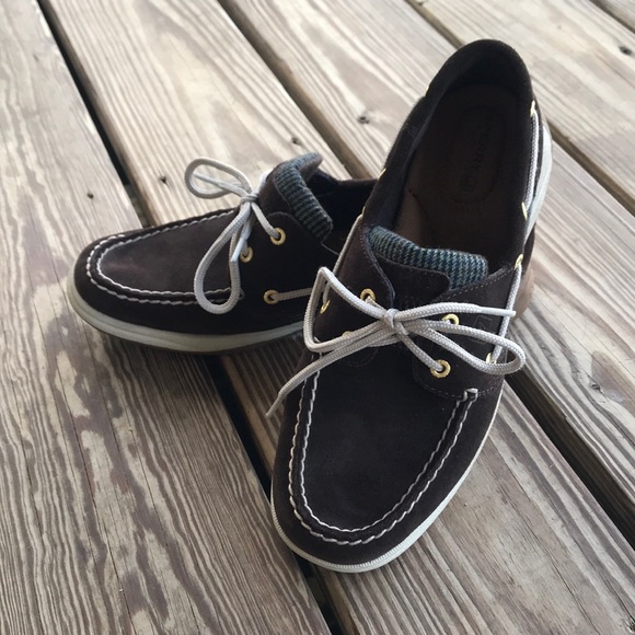 Sperry Shoes - Sperry Brown Suede Leather & Tweed Loafers
